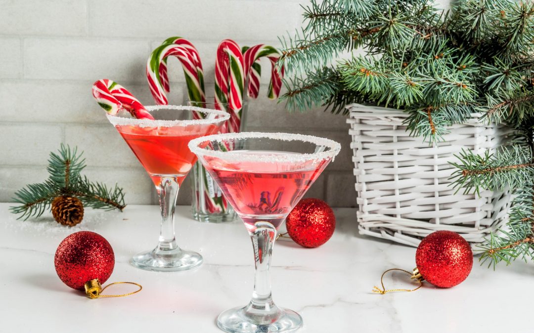 Peppermint Vodka Candy Cane Cocktail