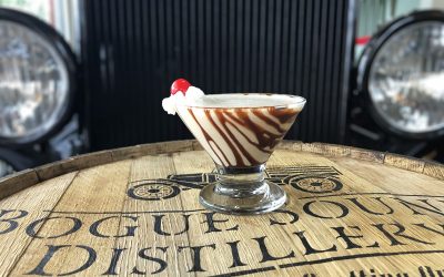 Banana Split Martini with JAPC Peanut Butter Whiskey